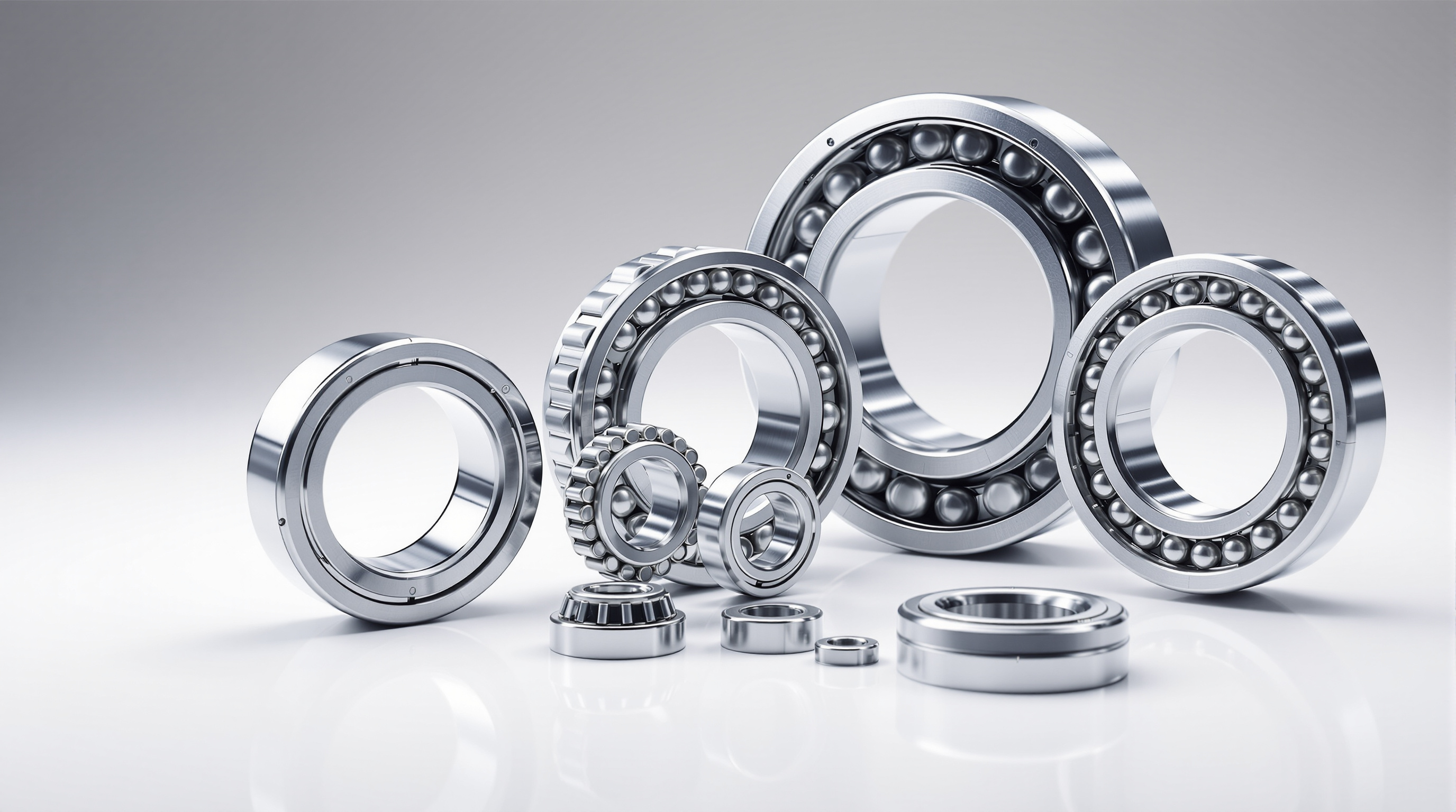 Industrial ball bearings and roller bearings